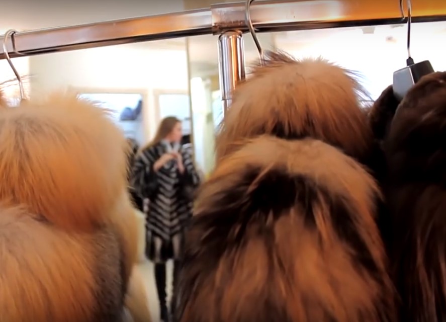 Модели Sheron на меховой выставке-продаже