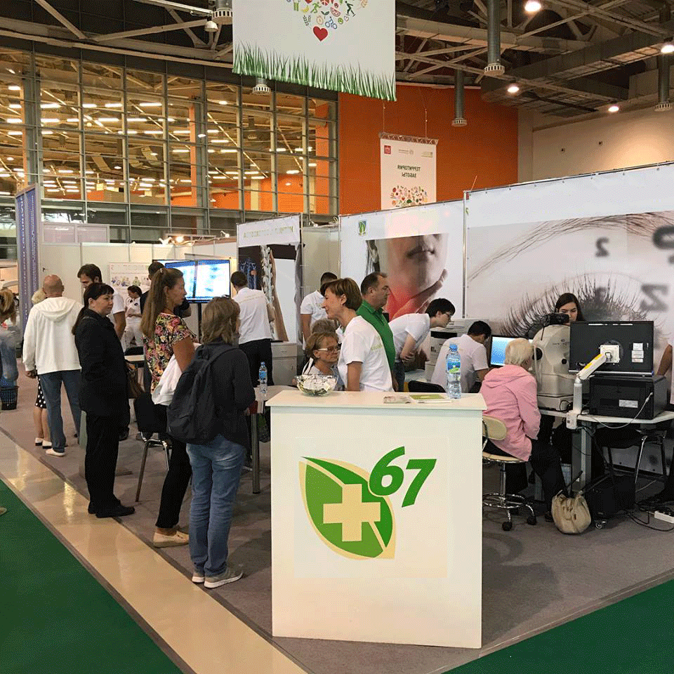 Модели Sheron на выставке Москвичам здоровый образ жизни